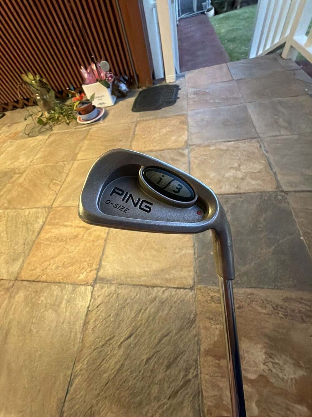 Ping i3 O-Size 6 Iron Golf Club Red Dot JZ Cushin Steel Shaft RH